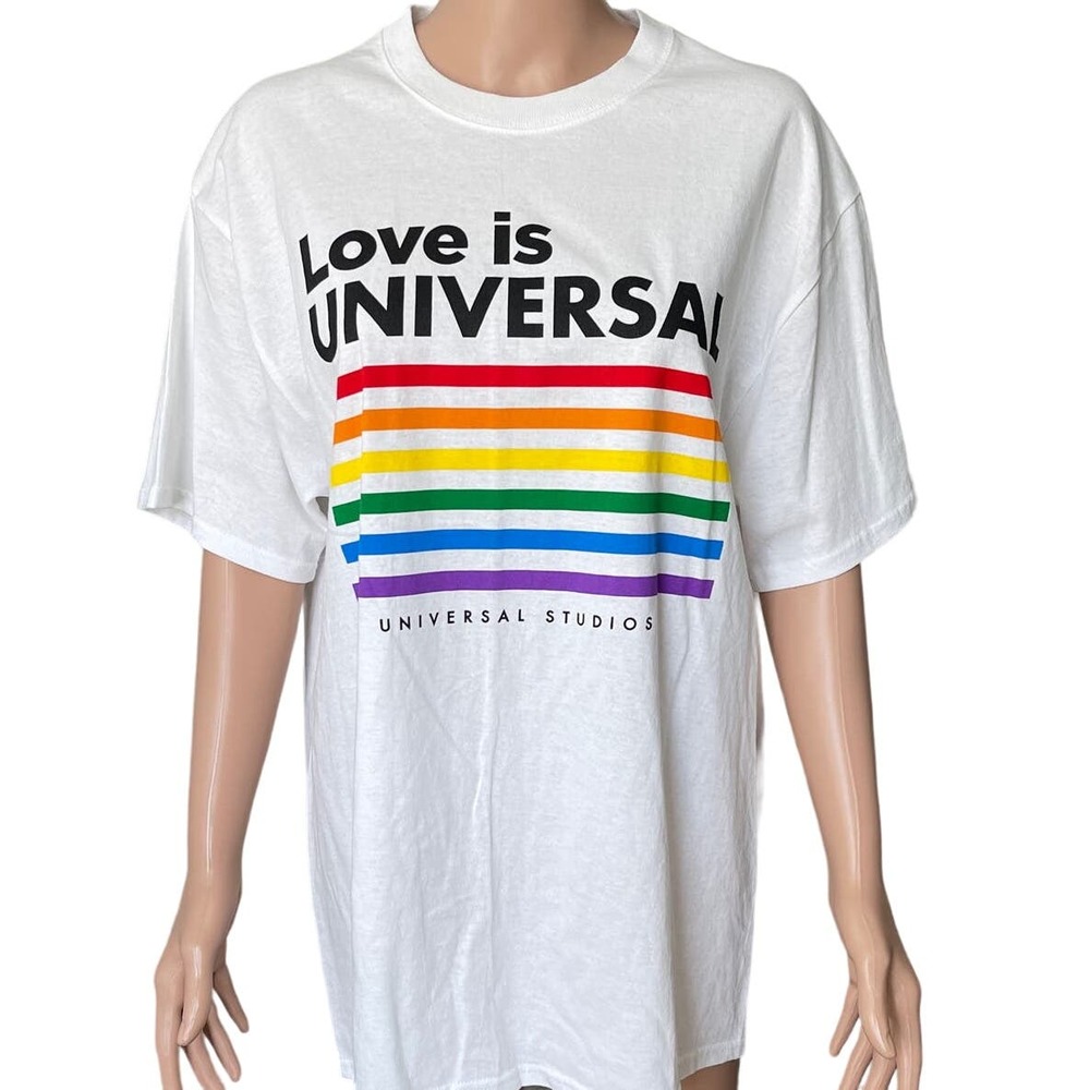 NWOT UNIVERSAL STUDIOS Pride T-shirt Men Sz L NWOT